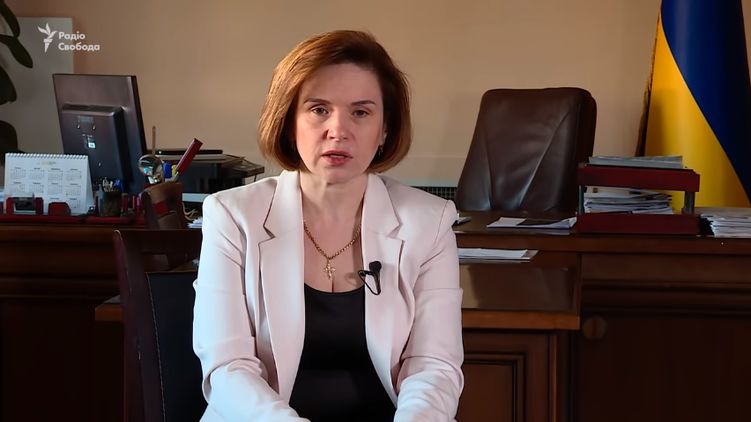 Любомира Мандзий рассказала о вступительной кампании-2020. Скриншот: YouTube/  Радіо Свобода