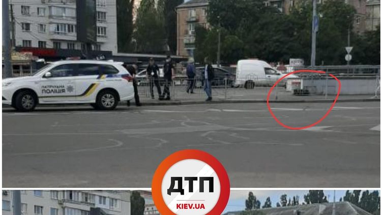 В Киеве нашли странный чемодан, фото: facebook.com/dtp.kiev.ua