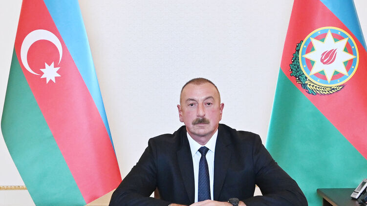 Президент Азербайджана требует вывести войска Армении из Нагорного Карабаха. Фото: president.az 