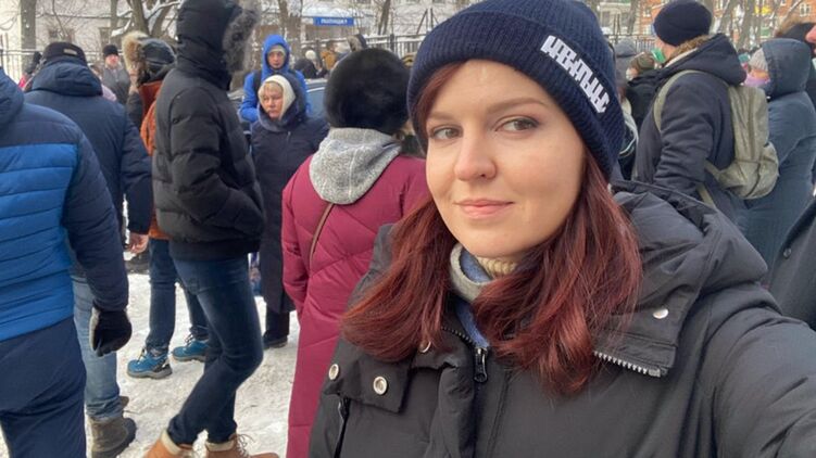 Полиция намерена составить два протокола на пресс-секретаря Навального. Фото: twitter