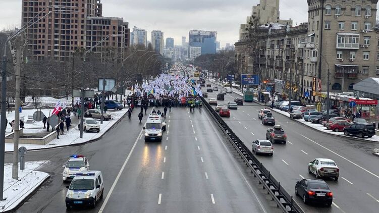 После вчерашней акции протеста сайт движения ФОПов был взломан. Фото: "Страна"