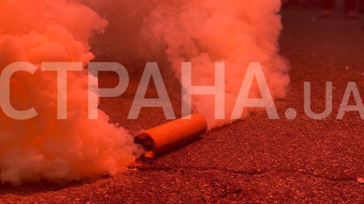 Акция протеста у резиденции Зеленского в Конче-Заспе закончилась