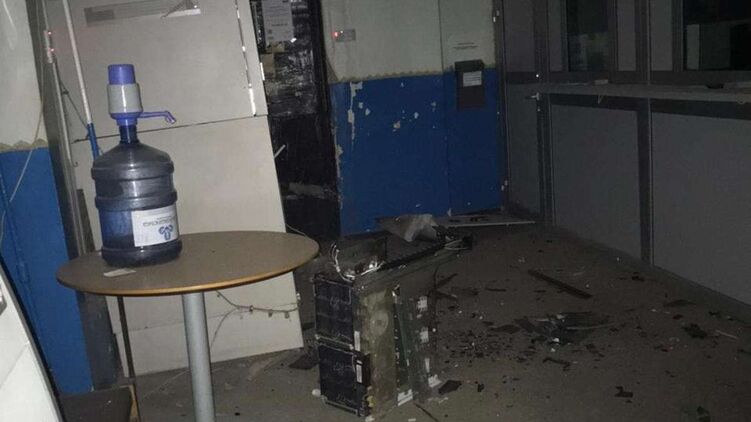 В Харькове взорвали ограбили банкомат, фото: npu.gov.ua