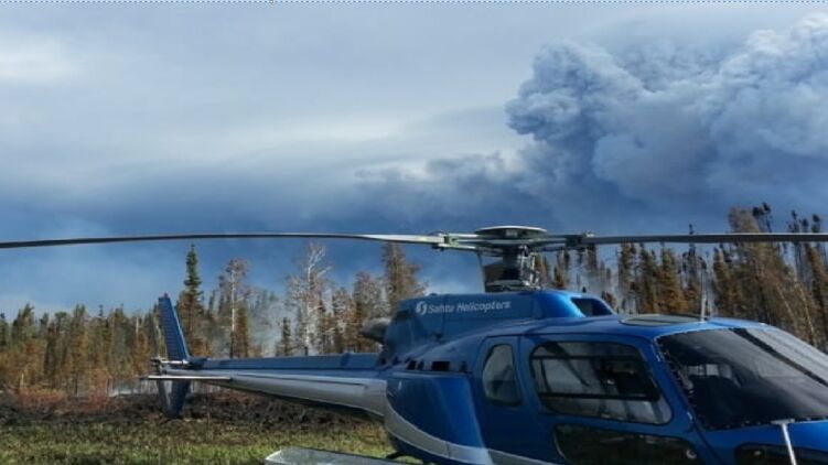 В Канаде разбился вертолет с биологом на борту. Фото: cbc.ca, Great Slave Helicopters