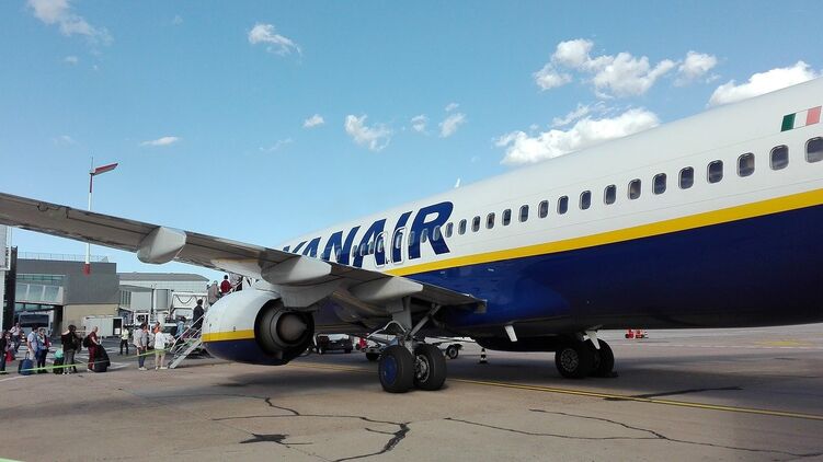 Самолет Ryanair экстренно сел в Берлине. Фото:  Pixabay