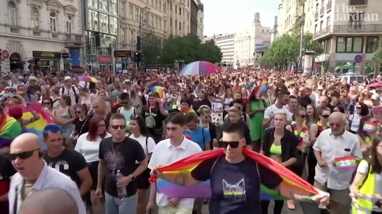 Протест получился многолюдным. Скриншот