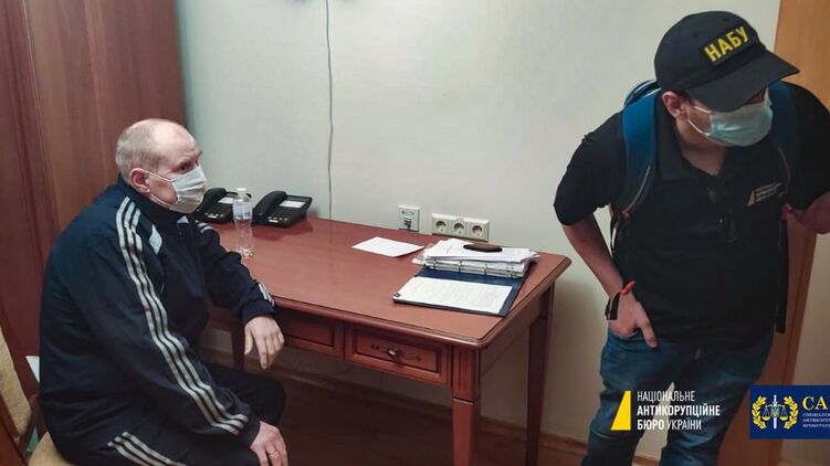 Задержанный очень похож на Чауса. Фото: nabu.gov.ua