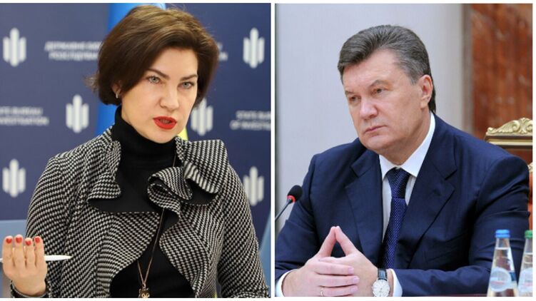 Ирина Венедиктова, Виктор Янукович. Коллаж "Страны"