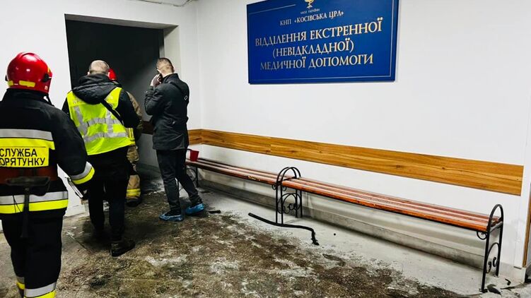 Взрыв и пожар в больнице произошли 28 декабря. Фото: Нацполиция региона