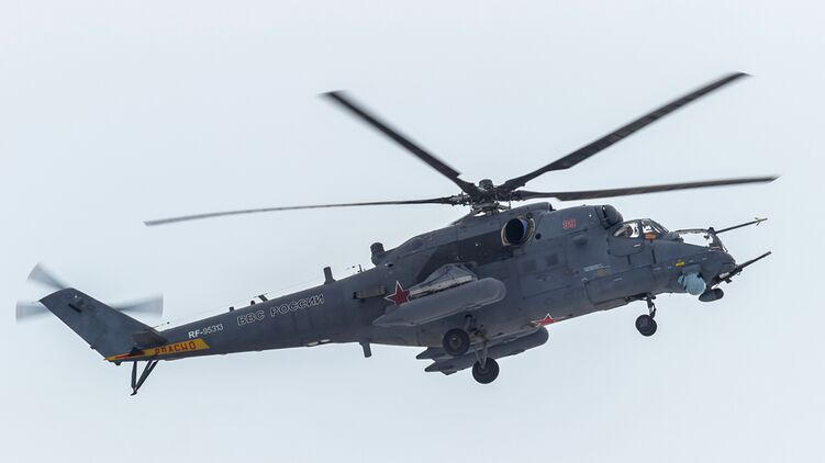 Россия перебрасывает вертолеты к границе с Украиной. Фото: wikimedia