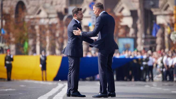 Зеленский и Шевченко. Фото: Офис президента Украины