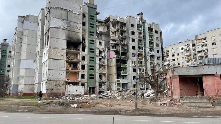 Разрушенный Чернигов. Фото: Telegram/Алексей Арестович
