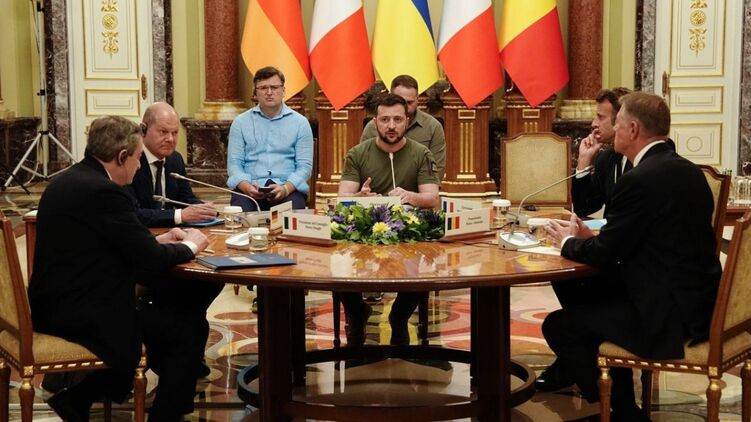 Зеленский встретился с европейскими лидерами