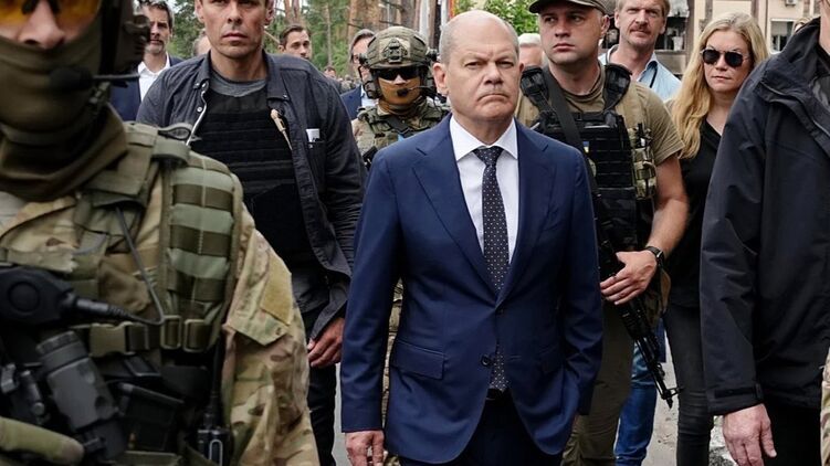 Шольц ушел от ответа. Фото: facebook.com/olafscholz