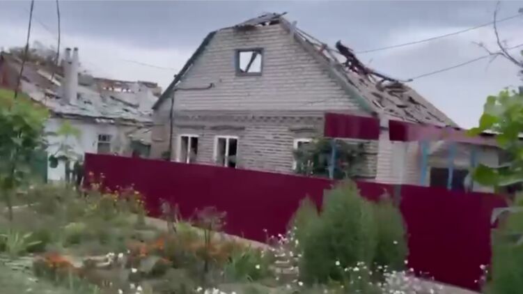 Последствия удара по Краматорску. Скриншот видео