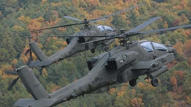 Ударные вертолёты AH-64E Apache Южной Кореи. Фото: janes.com