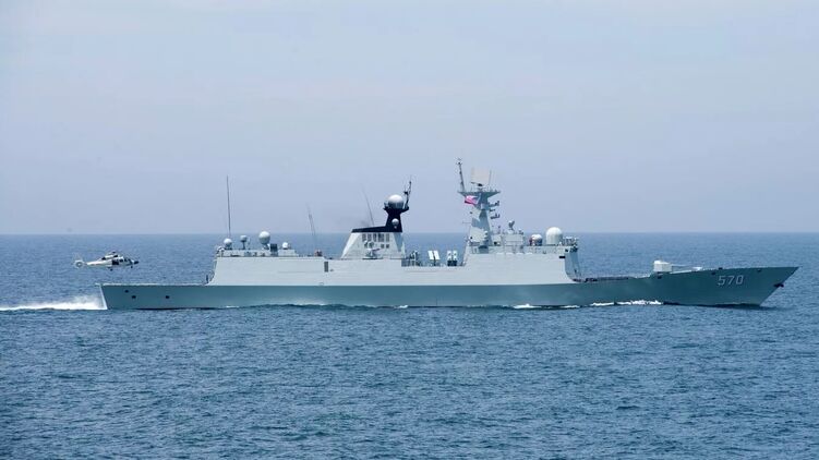 Ракетный фрегат Военно-морских сил КНР. Архивное фото U.S. Navy