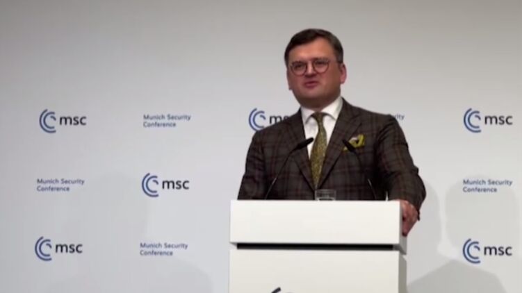 Глава МИД Украины Дмитрий Кулеба. Скриншот видео