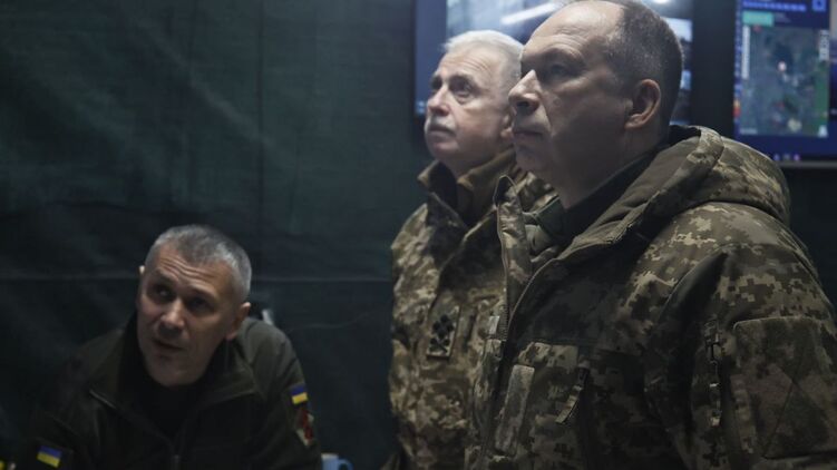 Сирський у районі Бахмута. Фото: Сухопутні війська