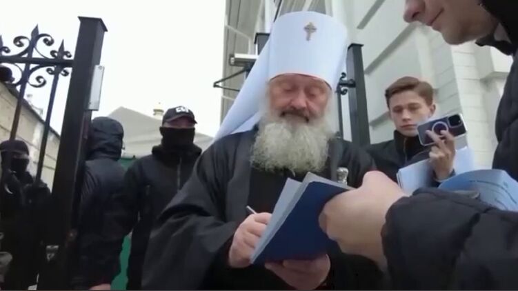 Наместник Киево-Печерской Лавры владыка Павел получил подозрение СБУ. Скриншот видео