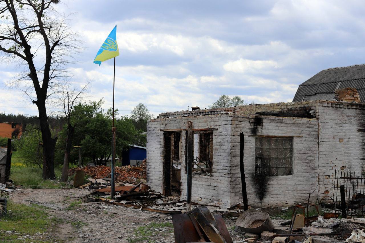 Украина в дни войны. Фото из телеграма В.Зеленского