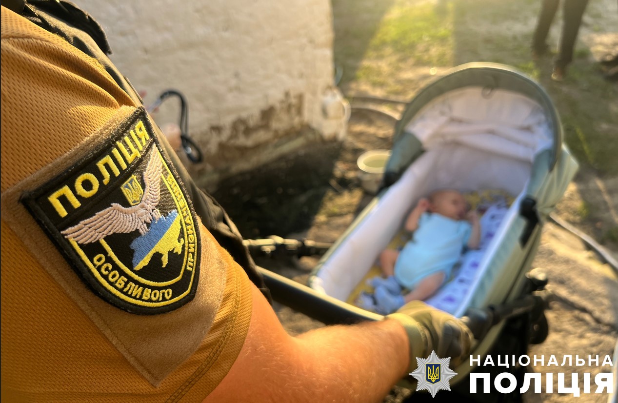 Выкраденный младенец. Фото: facebook.com/UA.National.Police