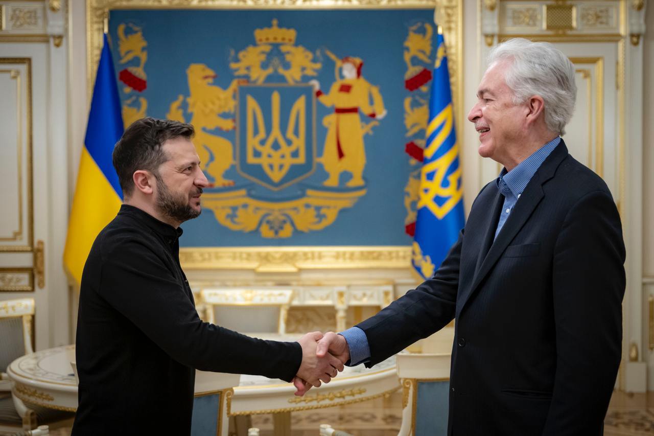 Зеленский и Бернс. Фото: телеграм-канал президента Украины