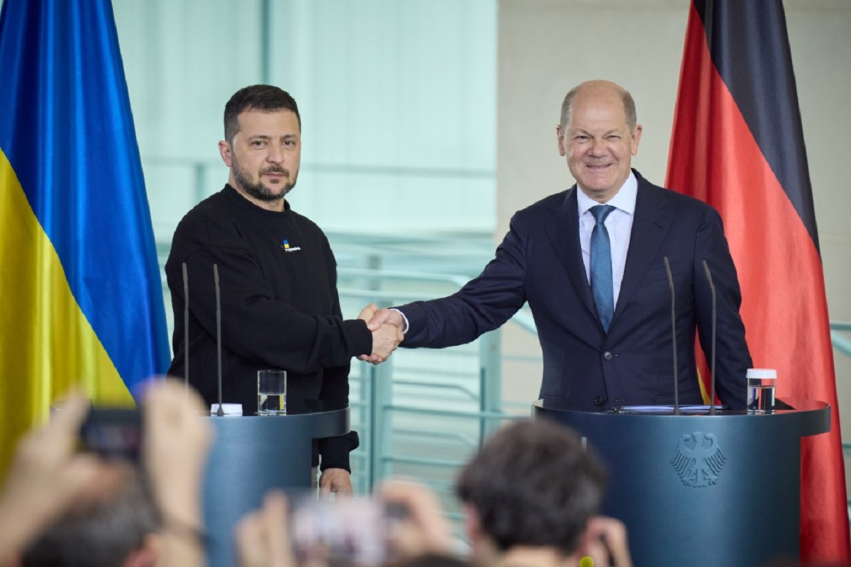 Президент Украины Владимир Зеленский и канцлер Германии Олаф Шольц. Фото: gov.ua
