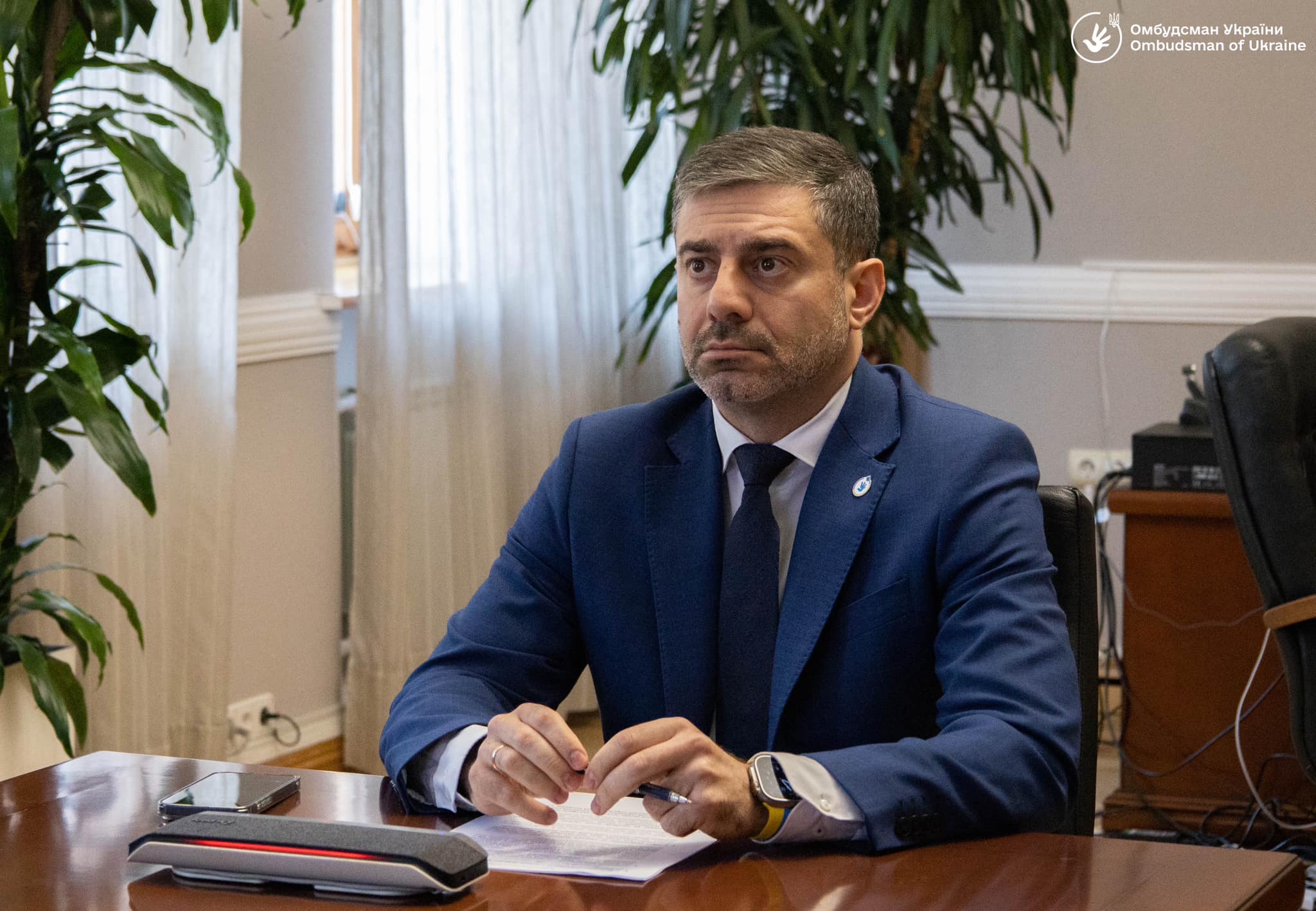 Омбудсмен Дмитрий Лубинец. Фото: Telegram