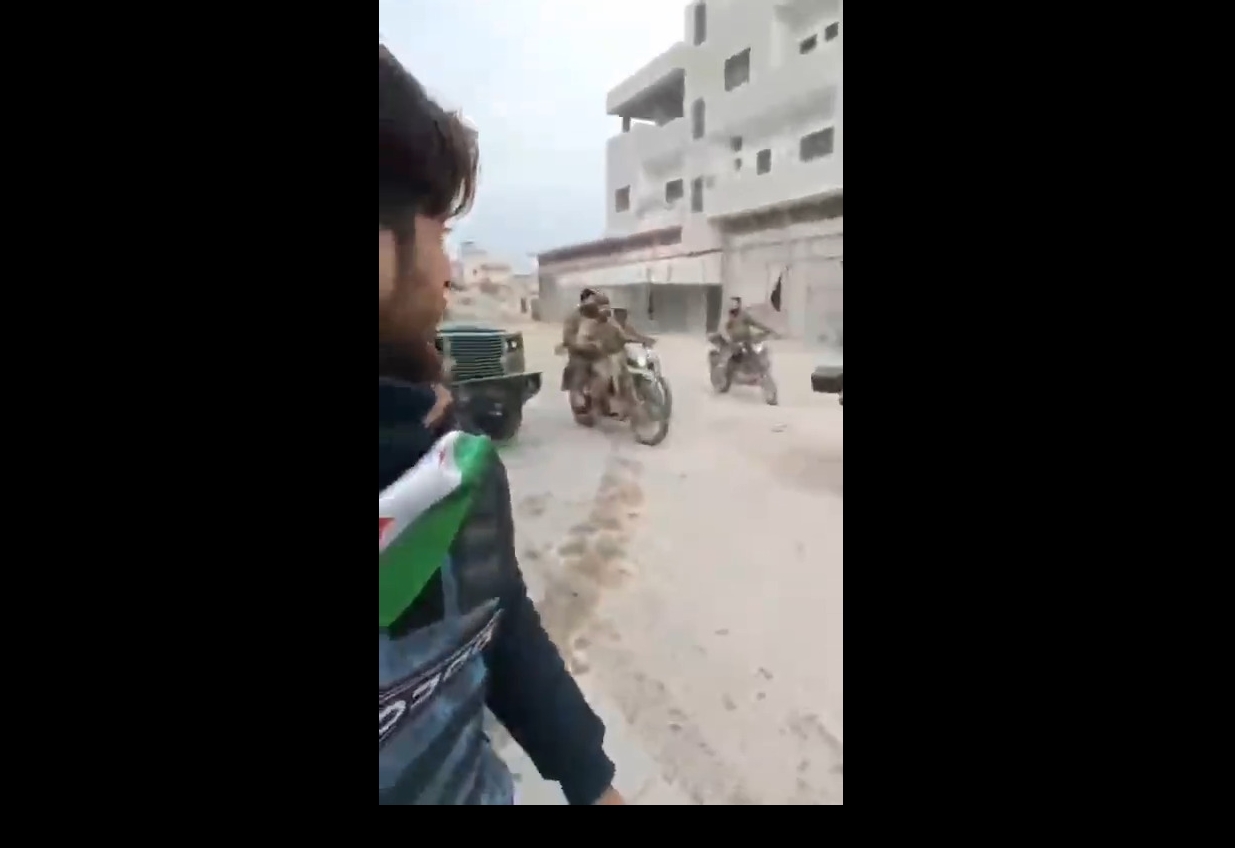 В Сирии продолжается вторжение отрядов оппозиции. Скриншот видео