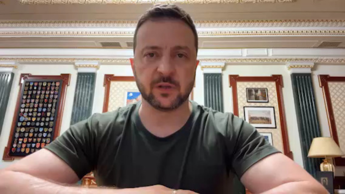 Володимир Зеленський - кадр з відео