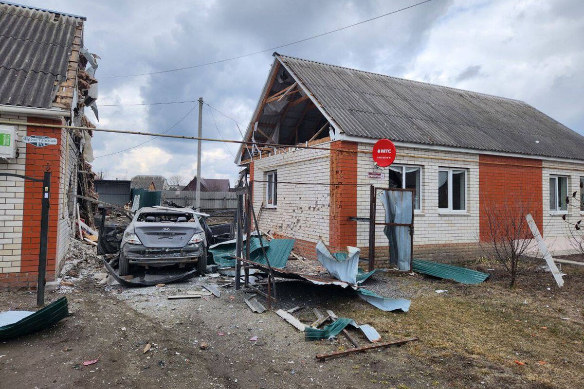 Разрушения в частном секторе на Белгородчине. Фото: Телеграм